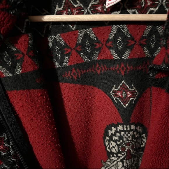 Vintage Milton Funwear Native American Dreamcatcher Fleece Jacket Men's Size L - Picture 6 of 8